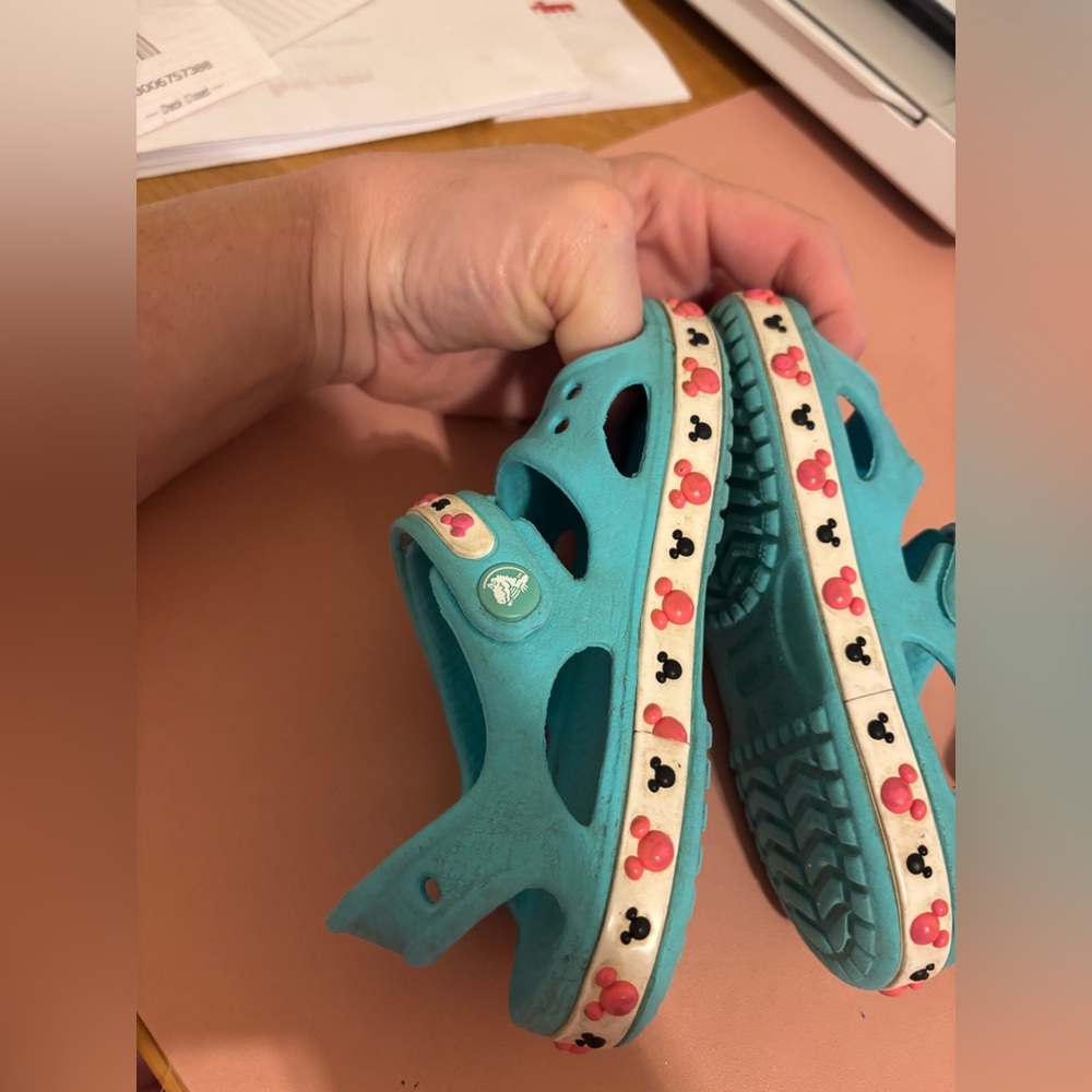 Crocs Crocband II Mickey PS Sandal C9. - Picture 8 of 14